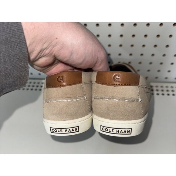 Cole Haan Nantucket Mens Suede Casual Slip On Penny Loafers Size 9 Tan Brown main image 6